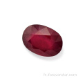 Wholesale 10 * 8mm Shape ovale naturel Ruby Mozambique